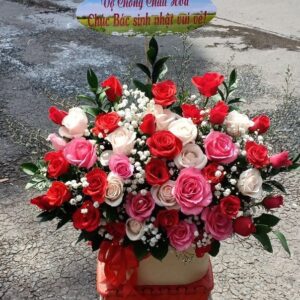 Giỏ Hoa Đẹp - 08
